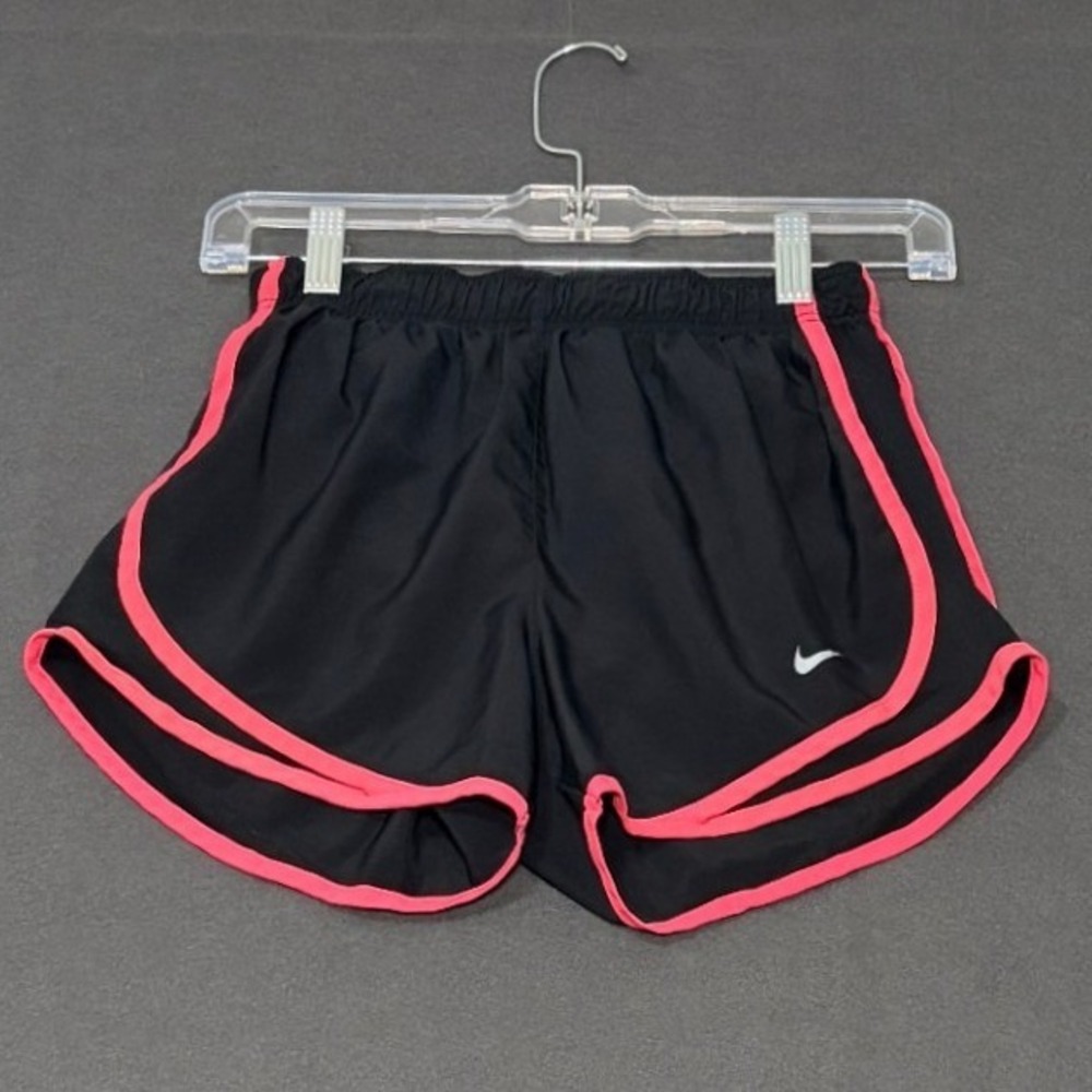 Nike Dri-FIT Tempo Running Shorts Black Pink Trim Size XS 0149